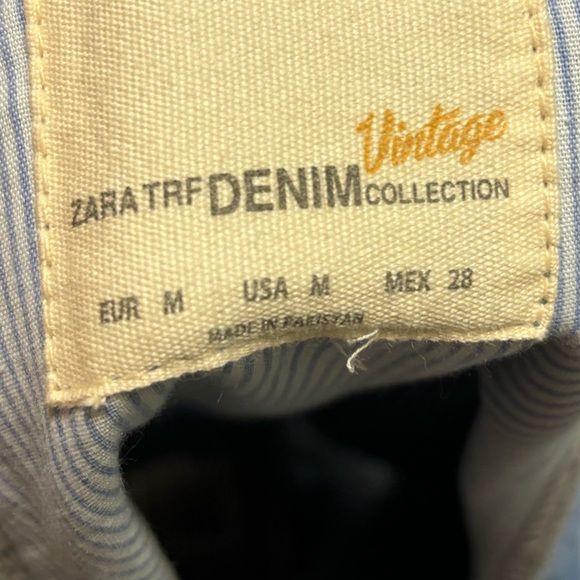 ZARA Denim VINTAGE Collection Medium romper, overall light blue - Picture 7 of 13